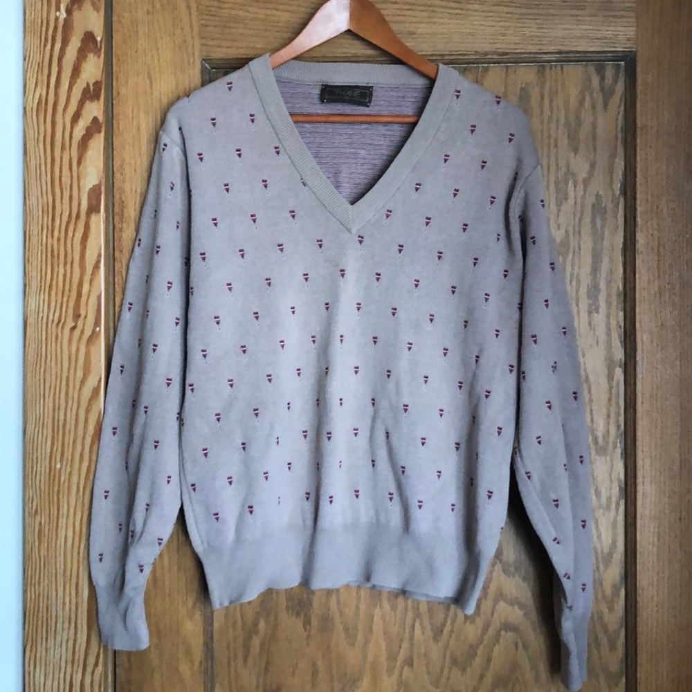 THANE vintage v-neck sweater